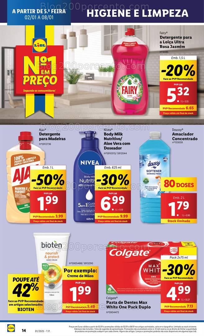 Antevisão Folheto LIDL Promoções de 2 a 8 janeiro