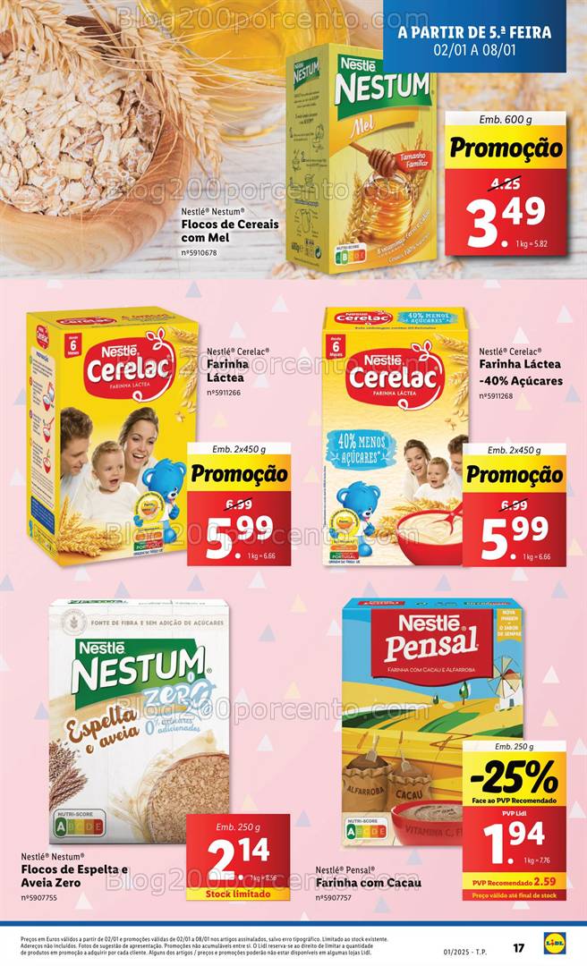 Antevisão Folheto LIDL Especial Bebé Promoções de 2 a 8 janeiro