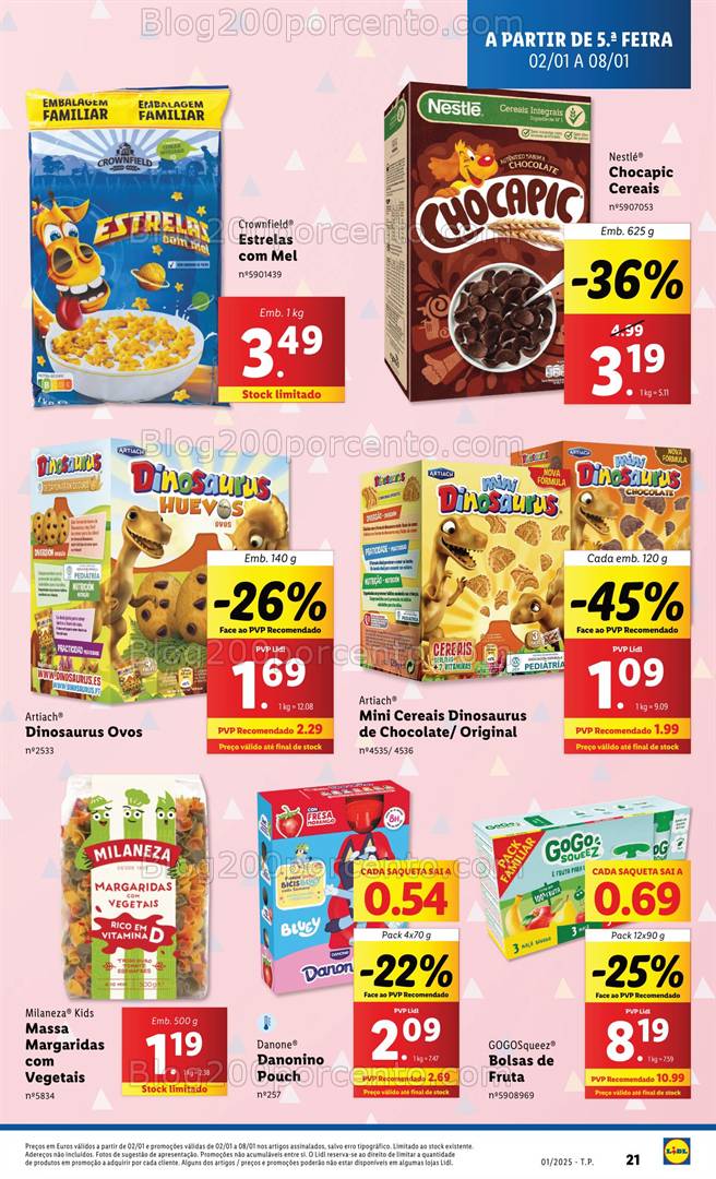 Antevisão Folheto LIDL Especial Bebé Promoções de 2 a 8 janeiro