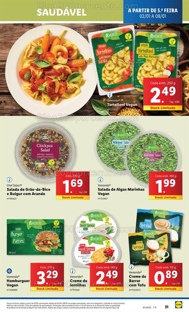 Antevisão Folheto LIDL Promoções de 2 a 8 janeiro