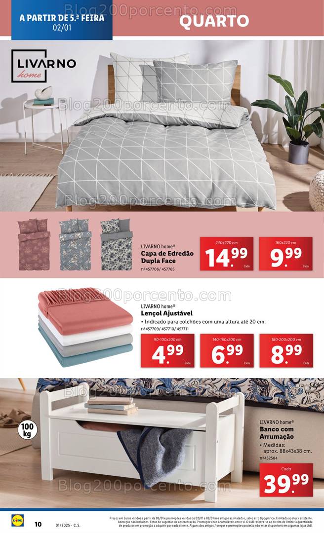 Antevisão Folheto LIDL Bazar Promoções de 2 a 8 janeiro
