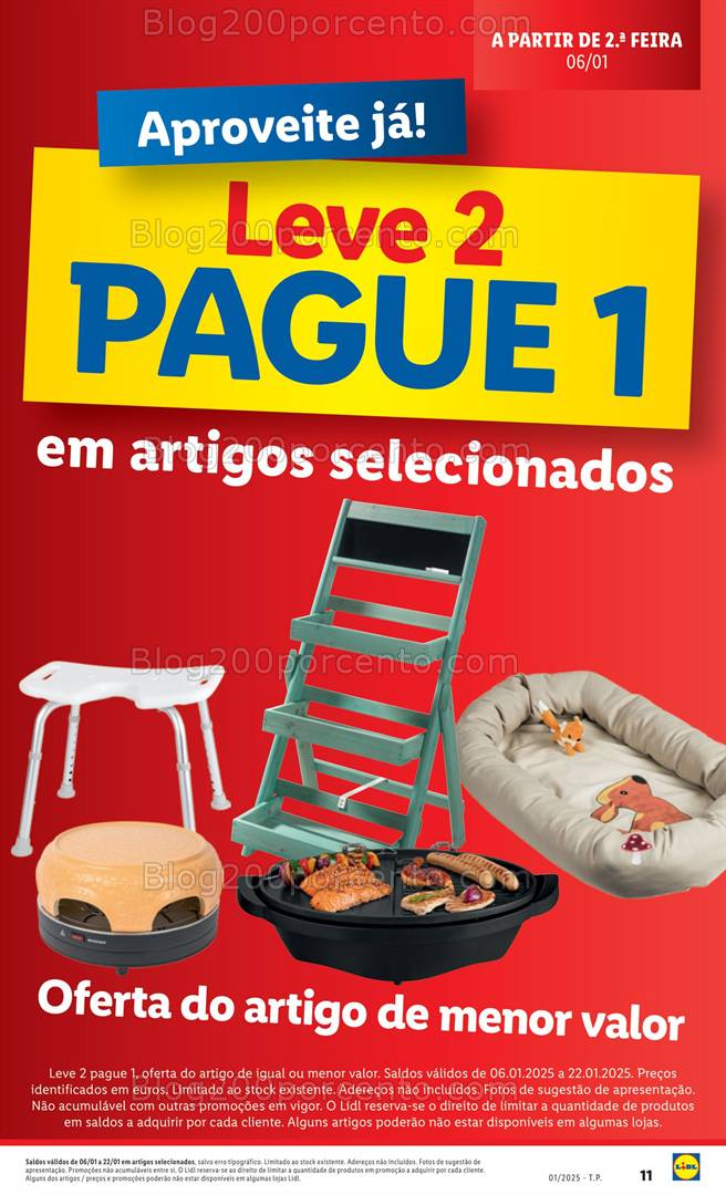 Antevisão Folheto LIDL Bazar Promoções de 2 a 8 janeiro