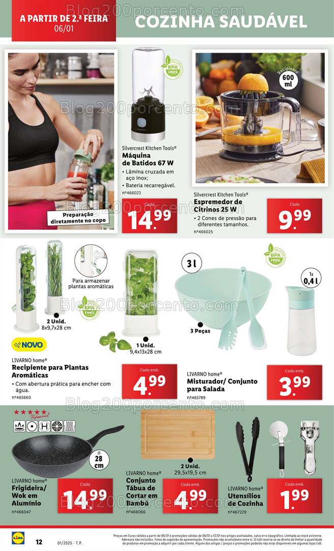 Antevisão Folheto LIDL Bazar Promoções de 2 a 8 janeiro