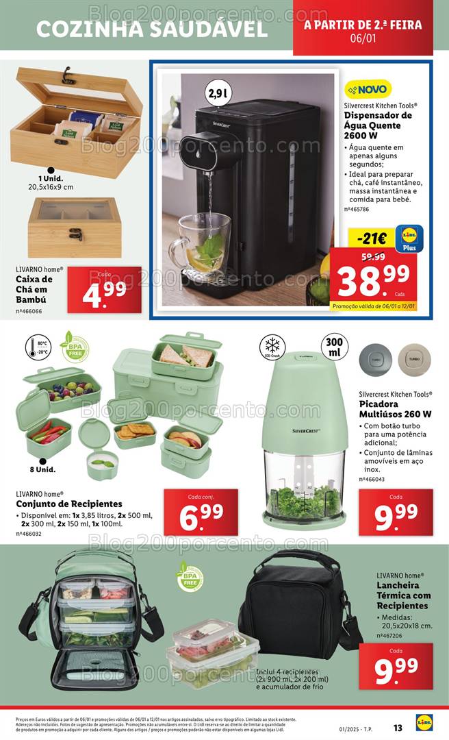 Antevisão Folheto LIDL Bazar Promoções de 2 a 8 janeiro