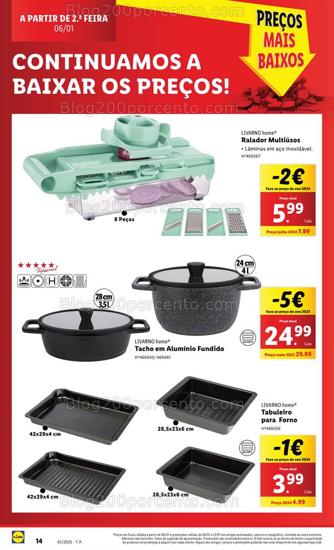 Antevisão Folheto LIDL Bazar Promoções de 2 a 8 janeiro