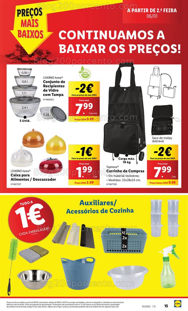 Antevisão Folheto LIDL Bazar Promoções de 2 a 8 janeiro