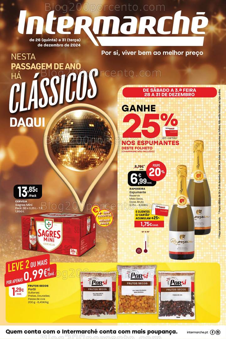 Antevisão Folheto INTERMARCHÉ Mini Promoções de 26 a 31 dezembro