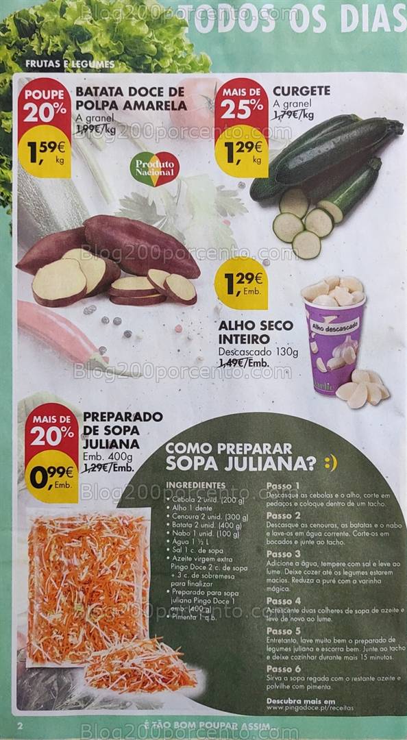 Antevisão Folheto PINGO DOCE Promoções de 3 a 6 janeiro