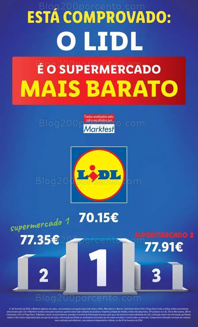 Antevisão Folheto LIDL Promoções de 22 a 28 fevereiro