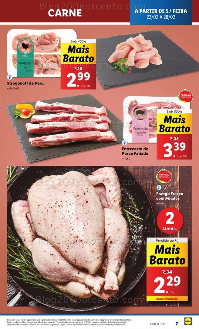 Antevisão Folheto LIDL Promoções de 22 a 28 fevereiro