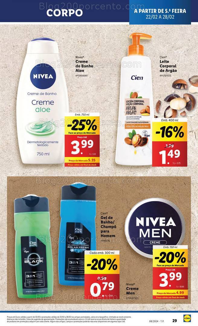 Antevisão Folheto LIDL Extra Higiene e Limpeza Promoções de 22 a 28 fevereiro