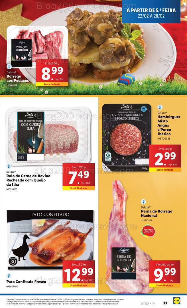 Antevisão Folheto LIDL Promoções de 22 a 28 fevereiro
