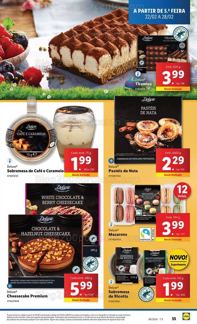Antevisão Folheto LIDL Promoções de 22 a 28 fevereiro