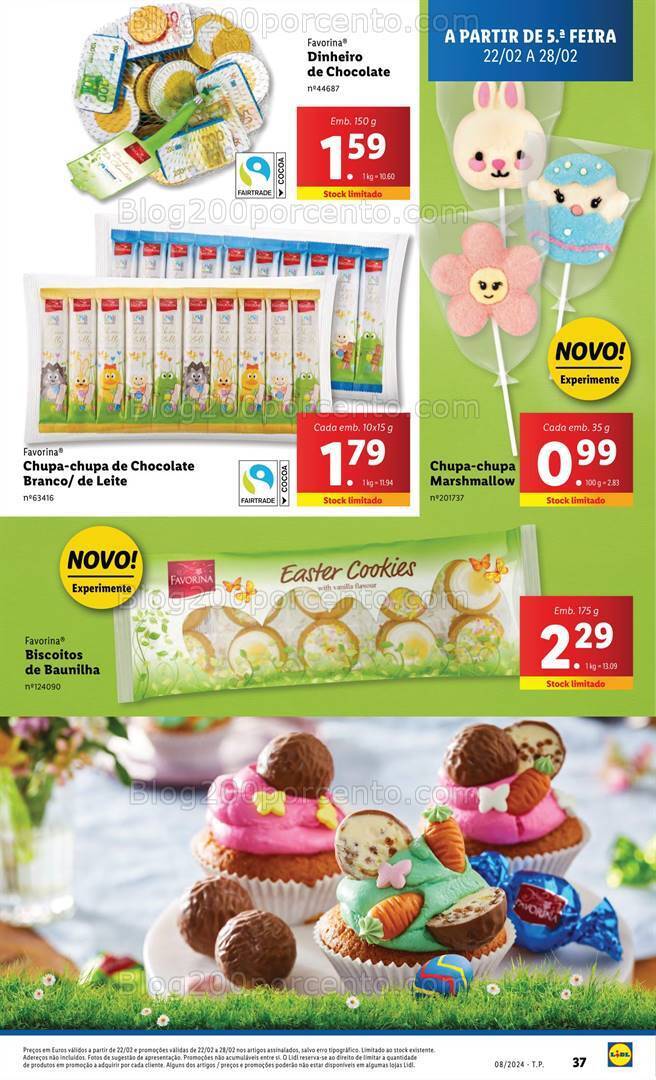 Antevisão Folheto LIDL Promoções de 22 a 28 fevereiro