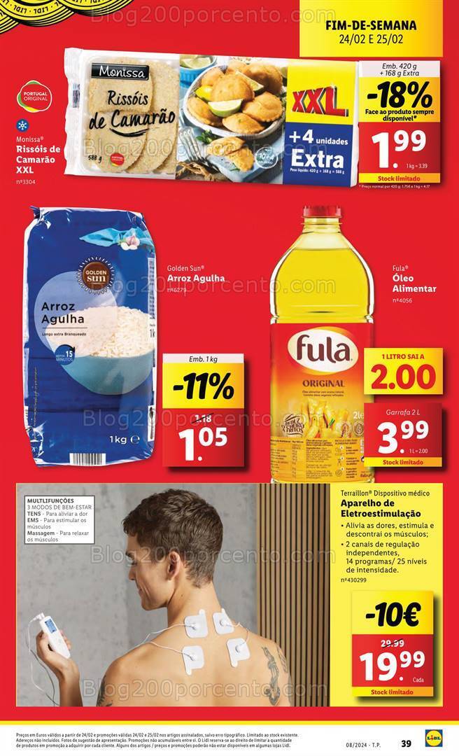 Antevisão Folheto LIDL Promoções Fim de Semana - 24 e 25 fevereiro