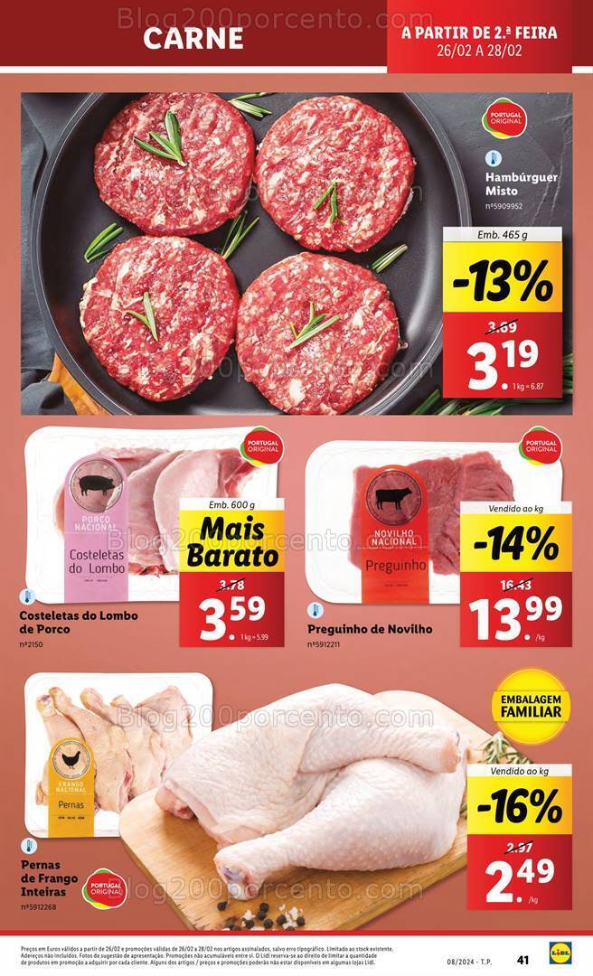 Antevisão Folheto LIDL Promoções de 22 a 28 fevereiro