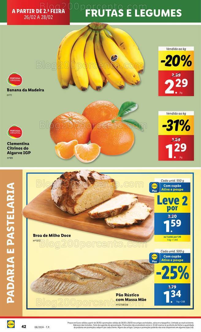 Antevisão Folheto LIDL Promoções de 22 a 28 fevereiro
