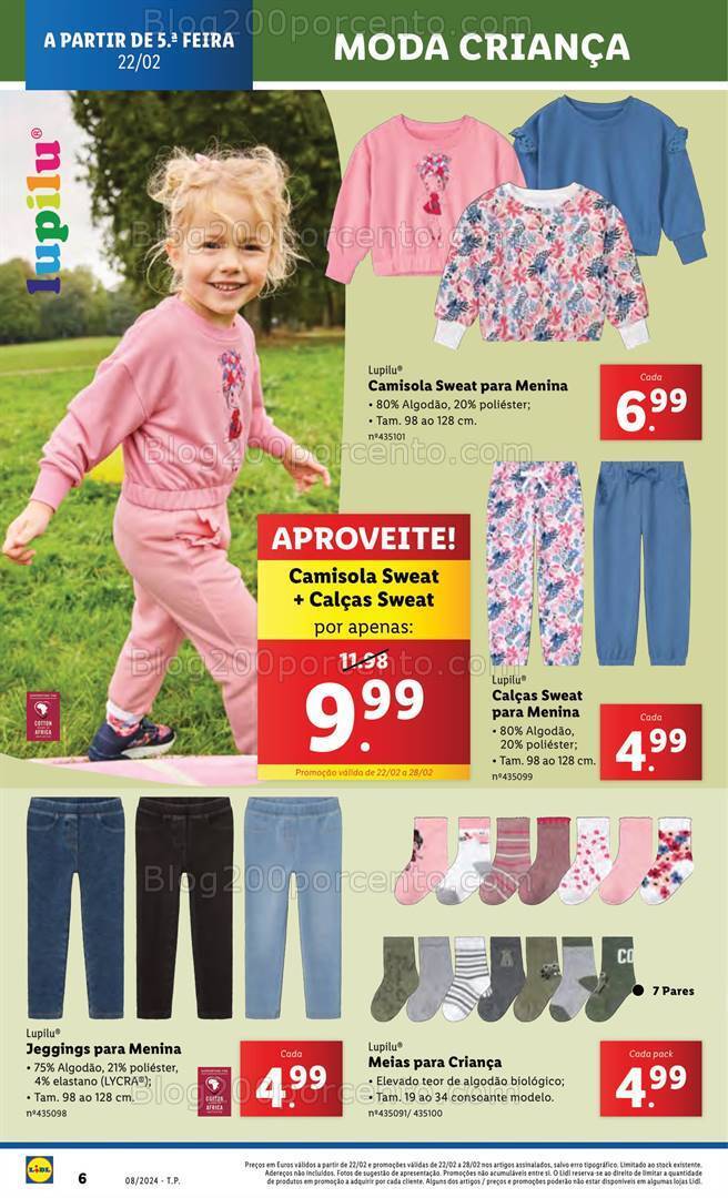 Antevisão Folheto LIDL Promoções de 22 a 28 fevereiro