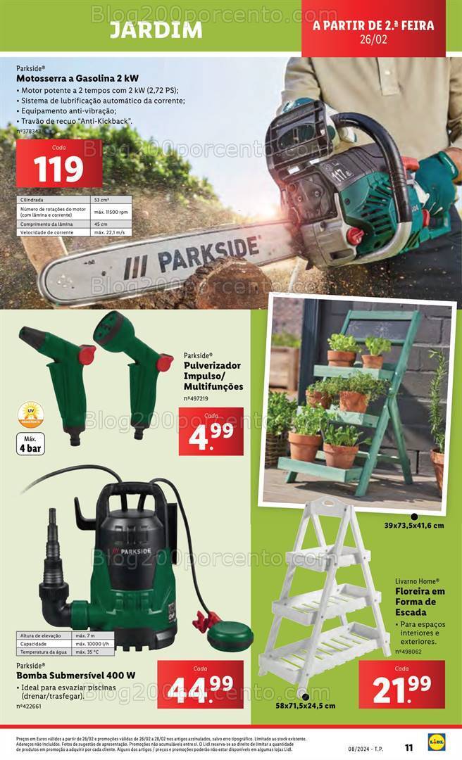 Antevisão Folheto LIDL Bazar Promoções a partir de 26 fevereiro