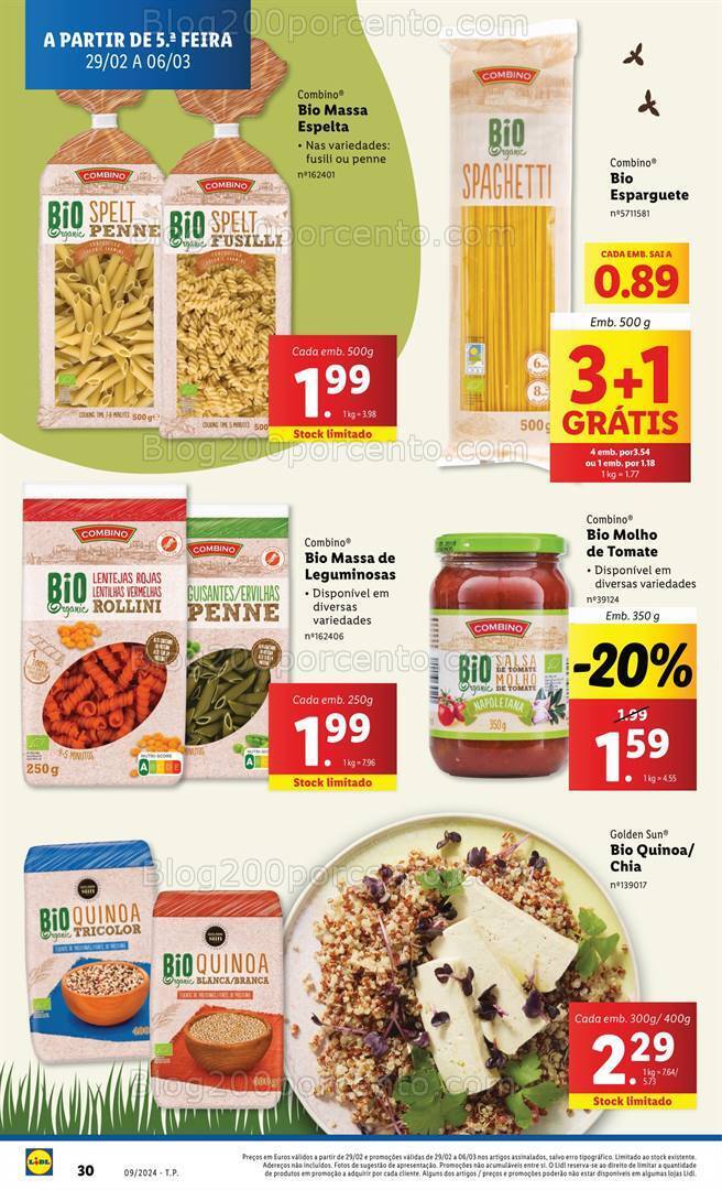 Antevisão Folheto LIDL Promoções de 29 fevereiro a 6 março