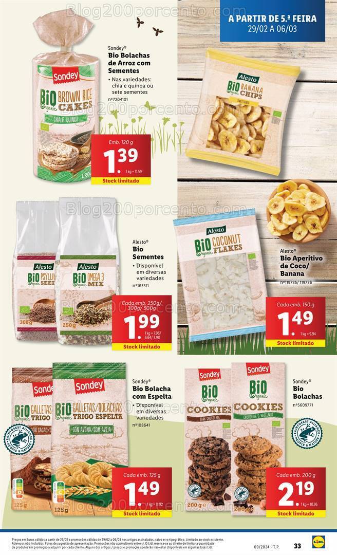 Antevisão Folheto LIDL Promoções de 29 fevereiro a 6 março