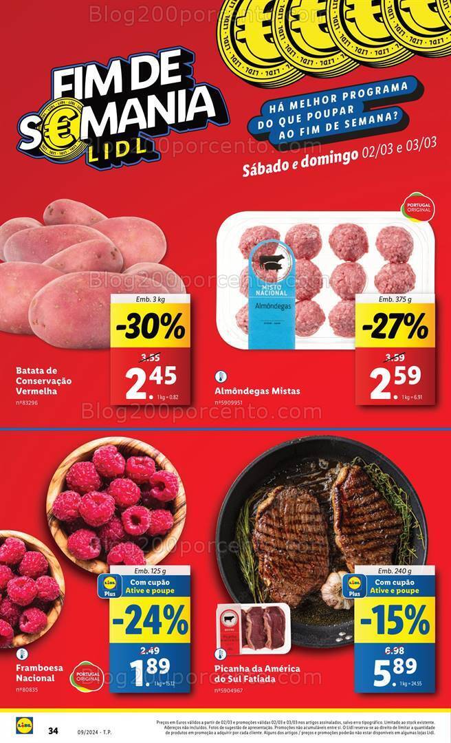 Antevisão Folheto LIDL Promoções de 29 fevereiro a 6 março