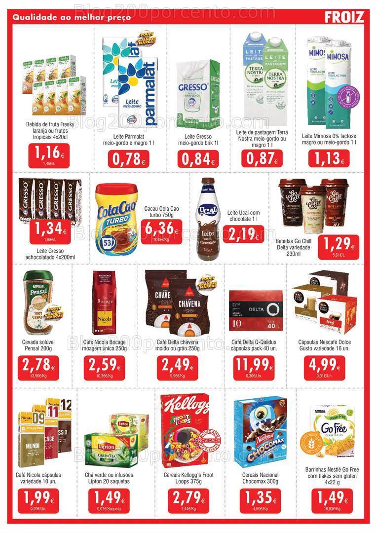 Antevisão Folheto FROIZ Promoções de 9 a 27 fevereiro