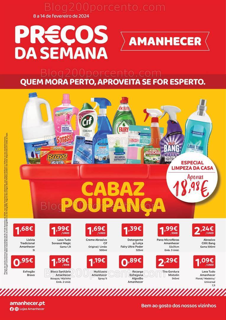 Antevisão Folheto AMANHECER Promoções de 8 a 14 fevereiro