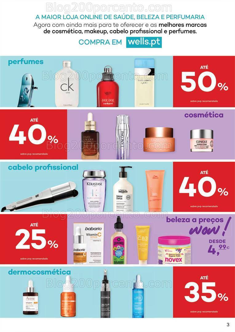 Antevisão Folheto WELLS Beauty Fest Promoções de 20 fevereiro a 24 março