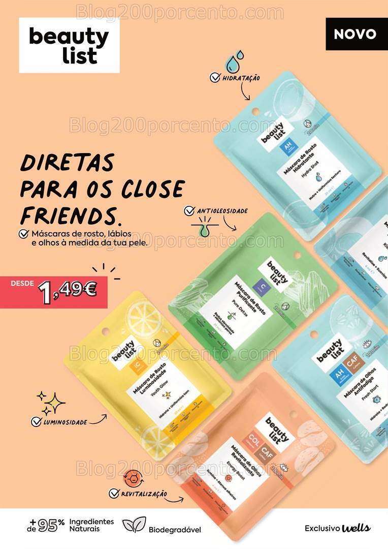 Antevisão Folheto WELLS Beauty Fest Promoções de 20 fevereiro a 24 março