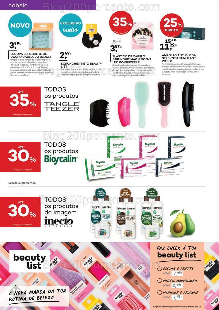 Antevisão Folheto WELLS Beauty Fest Promoções de 20 fevereiro a 24 março