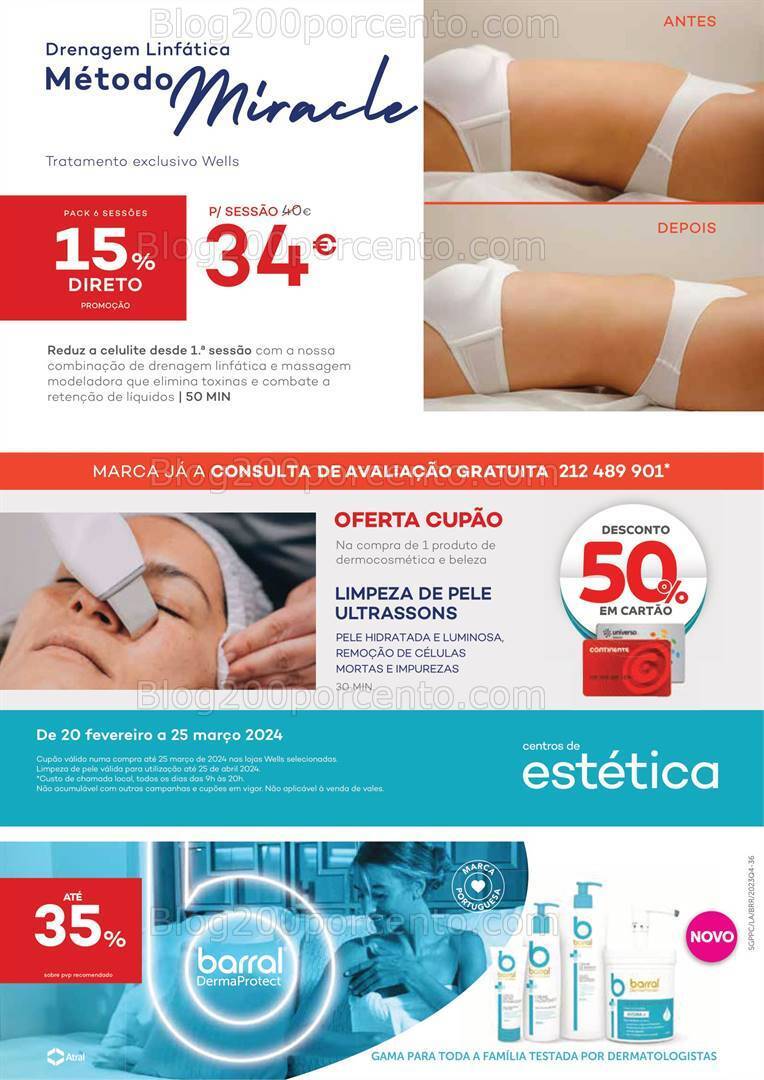Antevisão Folheto WELLS Beauty Fest Promoções de 20 fevereiro a 24 março