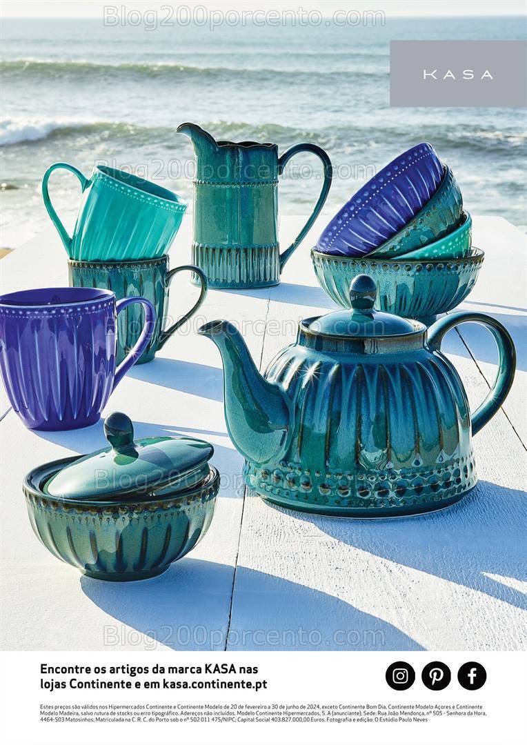 Antevisão Catálogo Kasa CONTINENTE Primavera - Verão 20 fevereiro a 30 junho
