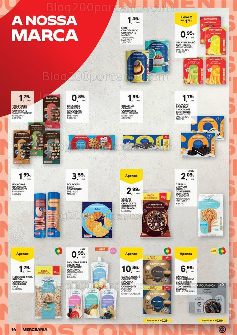 Antevisão Folheto CONTINENTE Mercearia Promoções de 27 fevereiro a 10 março