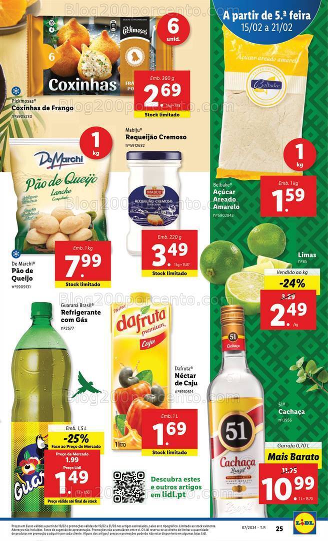 Antevisão Folheto LIDL Promoções de 15 a 21 fevereiro