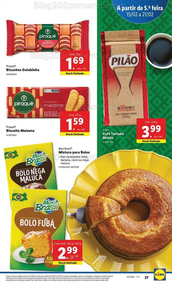 Antevisão Folheto LIDL Promoções de 15 a 21 fevereiro