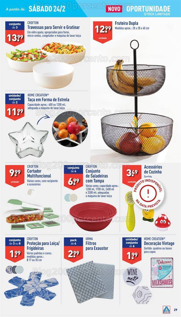 Antevisão Folheto ALDI Bazar Promoções a partir de 24 fevereiro