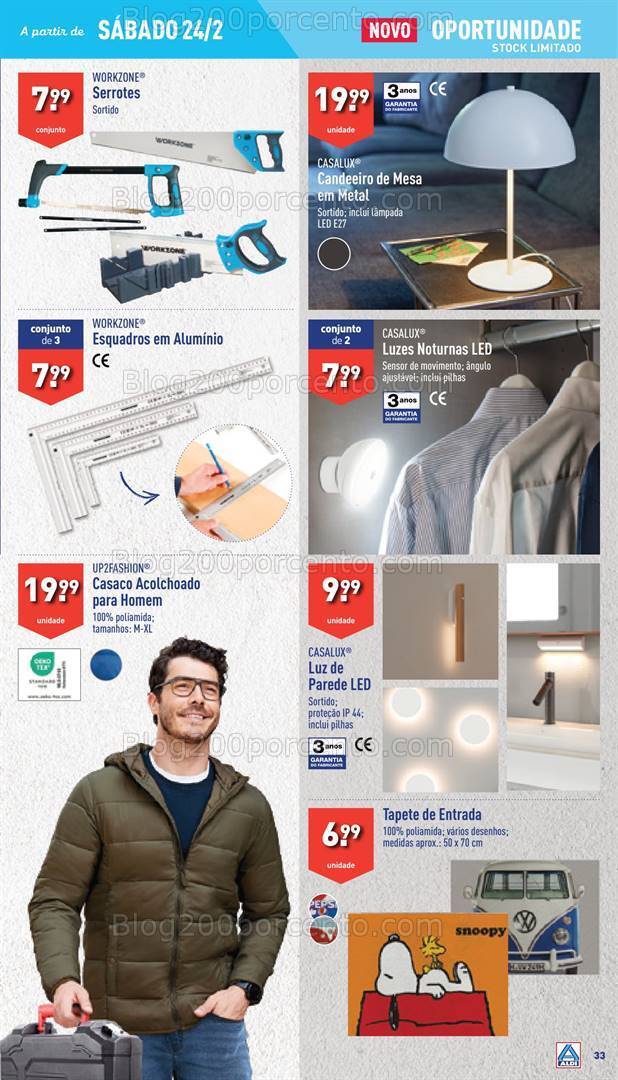 Antevisão Folheto ALDI Bazar Promoções a partir de 24 fevereiro