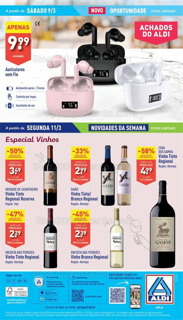 Antevisão Folheto ALDI Bazar Promoções a partir de 9 março