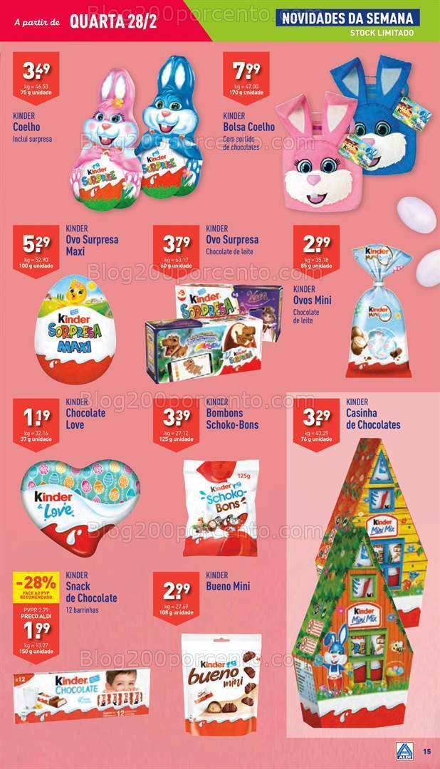 Antevisão Folheto ALDI Especial Páscoa Promoções de 28 fevereiro a 5 março