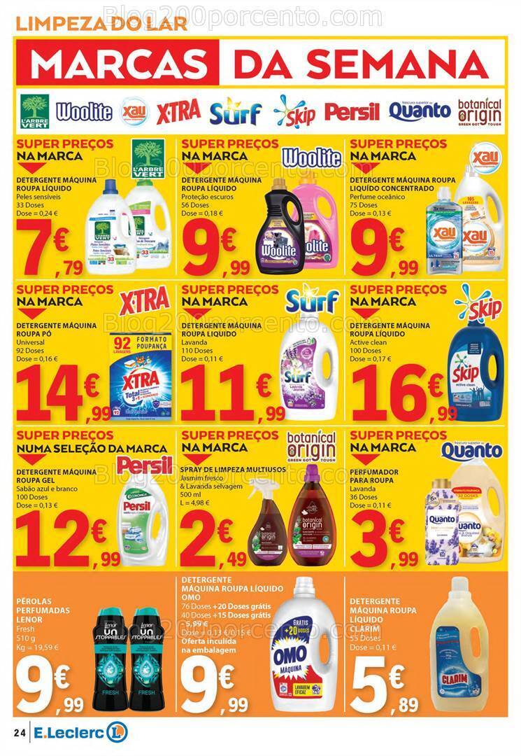 Antevisão Folheto E-LECLERC Semanal Promoções de 15 a 21 fevereiro