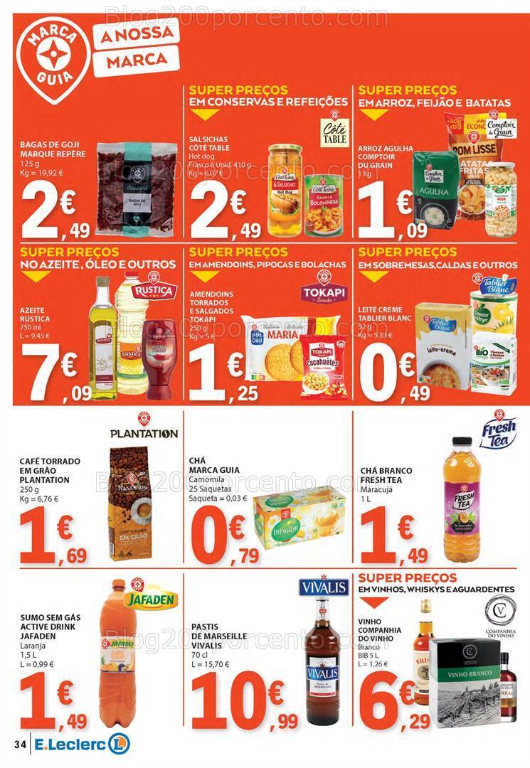 Antevisão Folheto E-LECLERC Semanal Promoções de 15 a 21 fevereiro