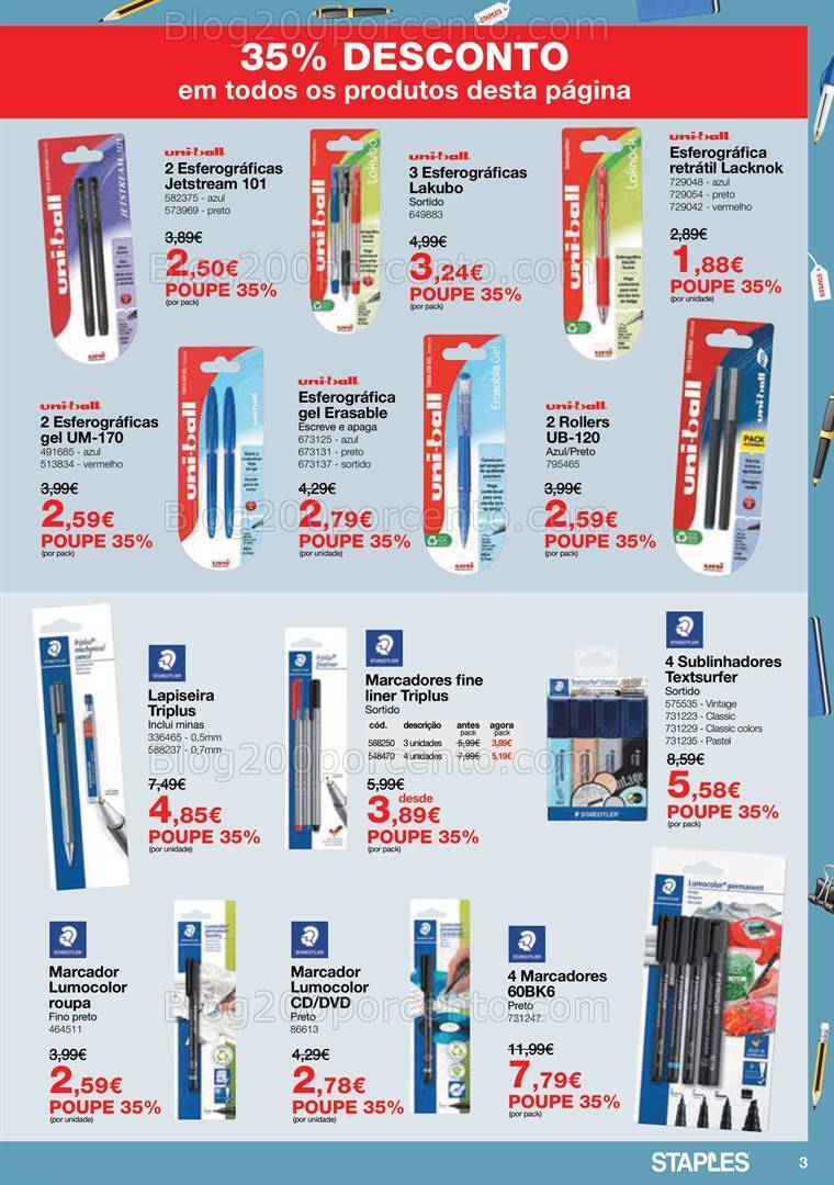Antevisão Folheto STAPLES Promoções de 29 fevereiro a 27 março