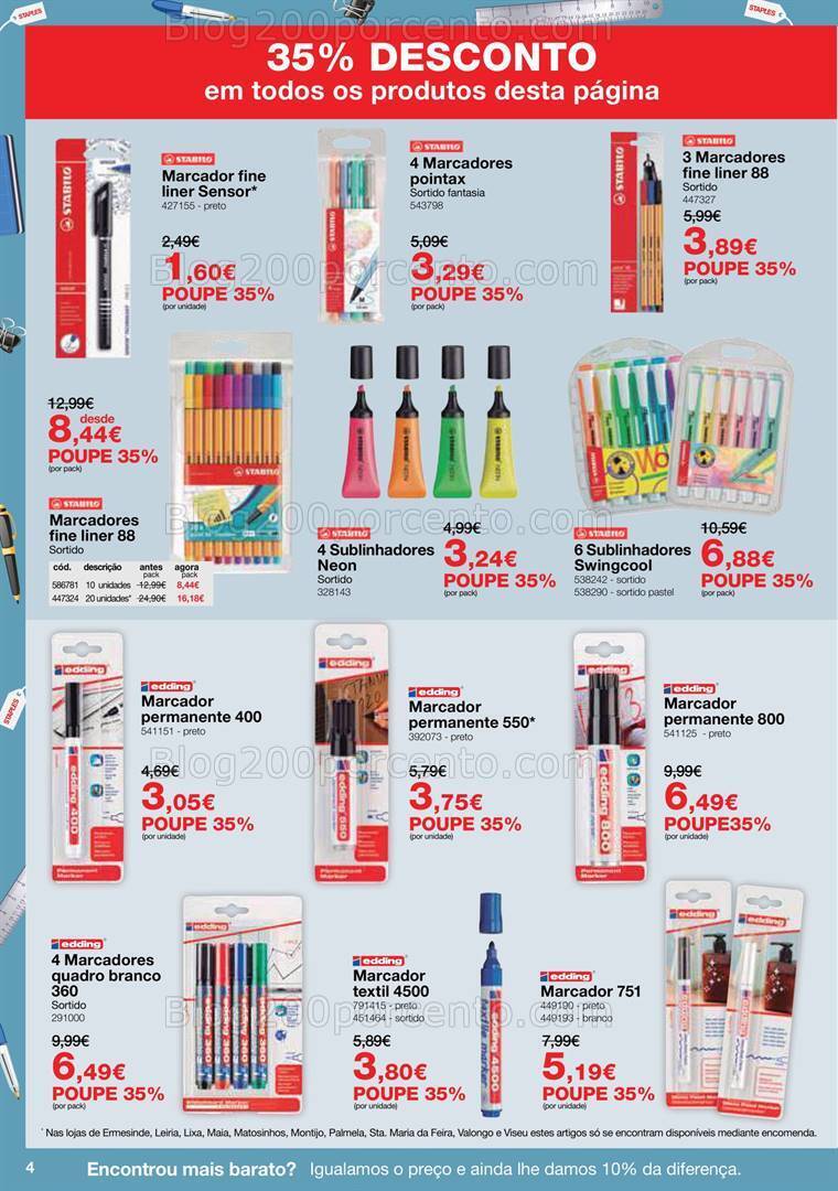Antevisão Folheto STAPLES Promoções de 29 fevereiro a 27 março