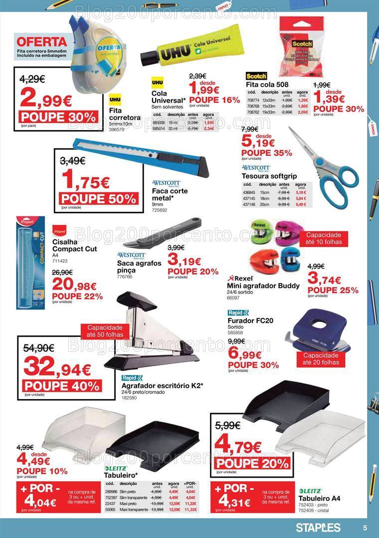 Antevisão Folheto STAPLES Promoções de 29 fevereiro a 27 março