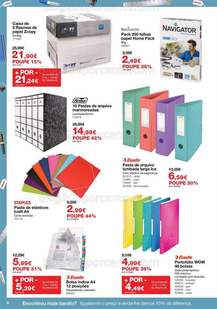 Antevisão Folheto STAPLES Promoções de 29 fevereiro a 27 março