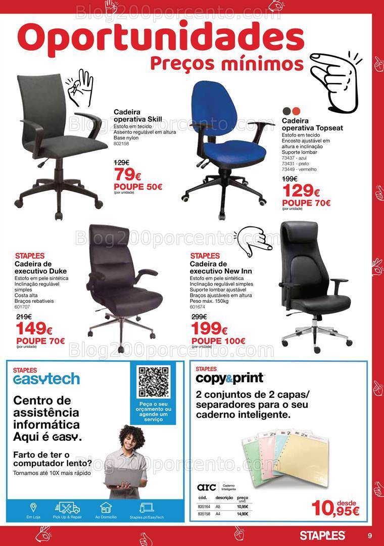 Antevisão Folheto STAPLES Promoções de 29 fevereiro a 27 março
