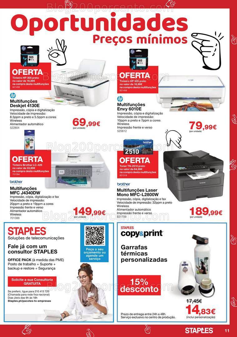 Antevisão Folheto STAPLES Promoções de 29 fevereiro a 27 março