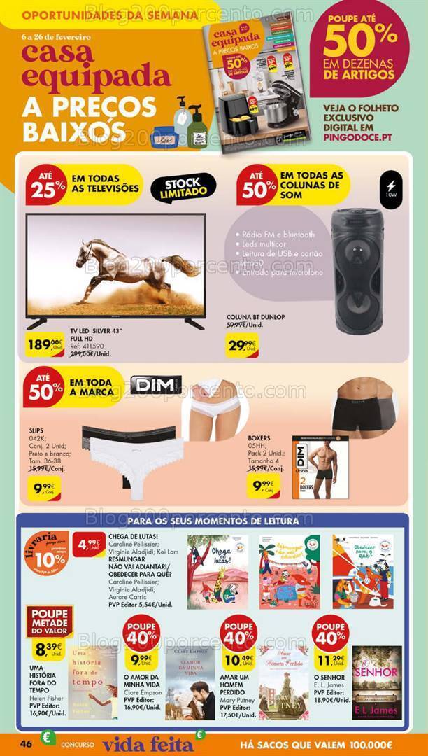 Antevisão Folheto PINGO DOCE Lojas Grandes Promoções de 13 a 19 fevereiro