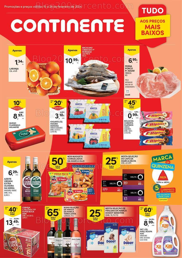 Antevisão Folheto CONTINENTE Açores Promoções de 15 a 28 fevereiro